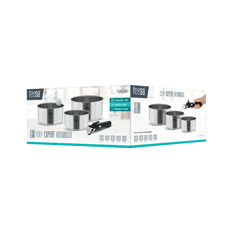 Set 3 Oale Maner Detasabil Cook Expert Teesa