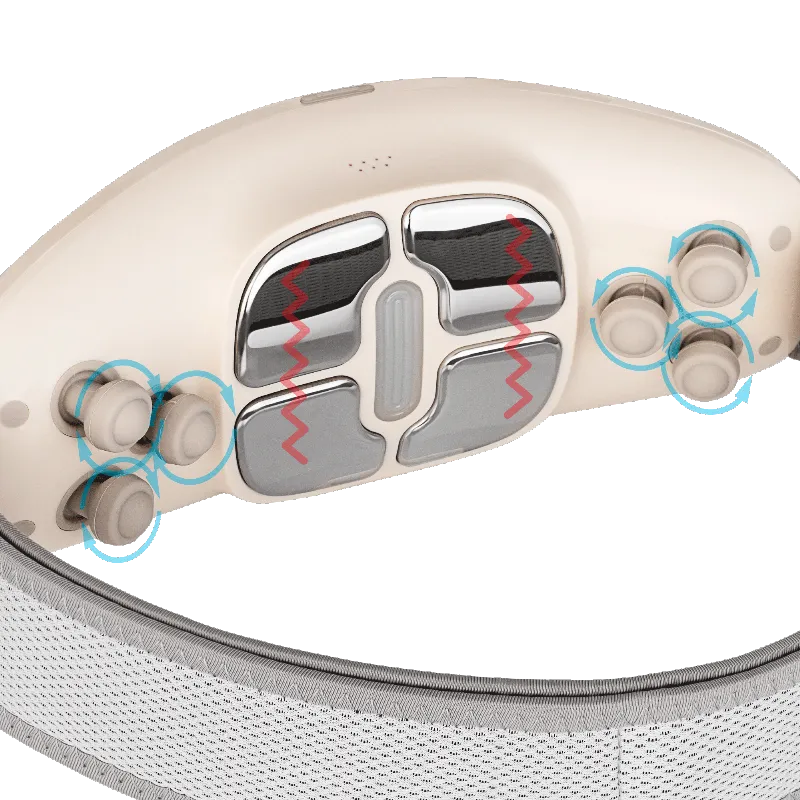 Aparat de masaj pentru zona abdominala cu incalzire Rebel Active RBA-6008