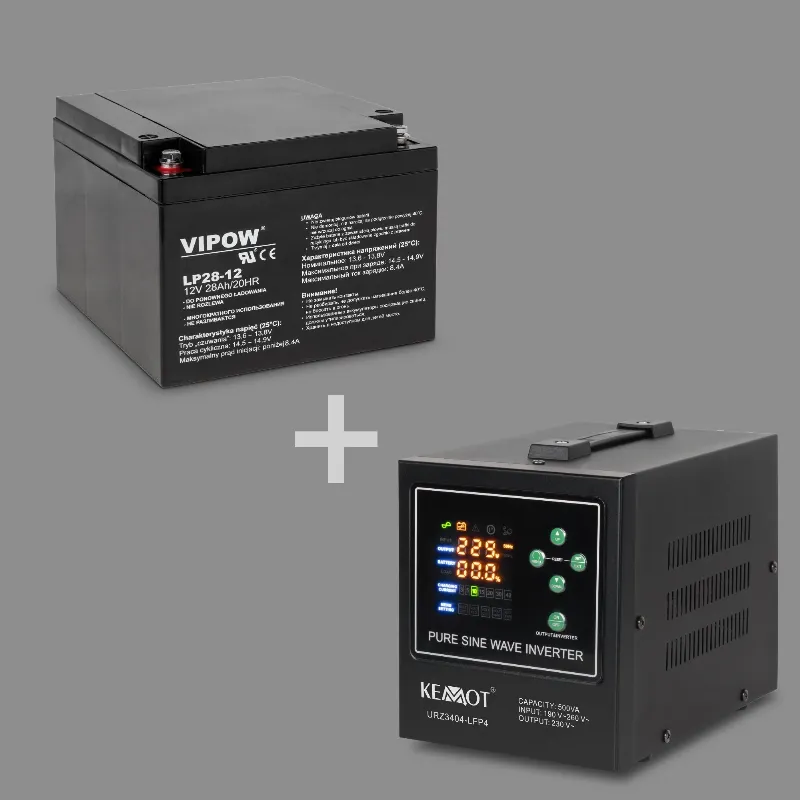 Ups Centrale Termice Sinus Pur 500VA/300W 12V Kemot