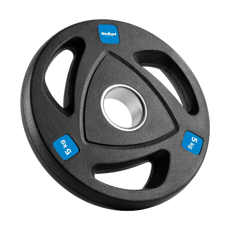 Disc Greutate Fonta Cauciucata Set 30 KG Rebel Active