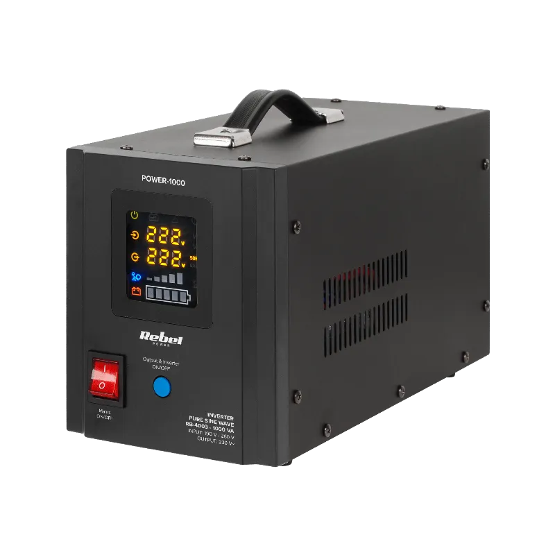 UPS centrale termice Rebel POWER-1000, 1000 VA / 700 W, 12 V DC