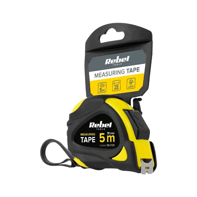Ruleta metalica Rebel 5 m x 19 mm