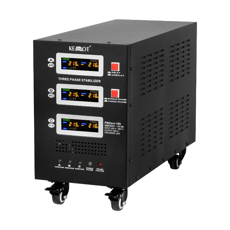 Stabilizator Servomotor Trifazat 10KVA Proavr-10K Kemot
