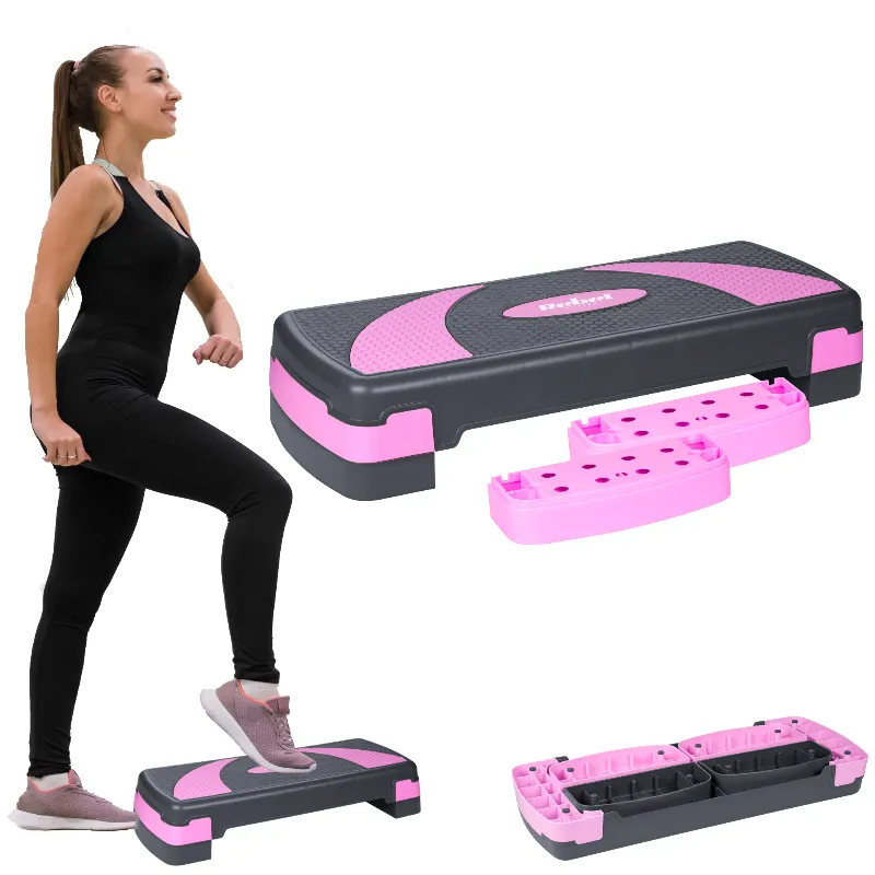 Stepper Aerobic 3 Nivele Gri Violet Rebel Active