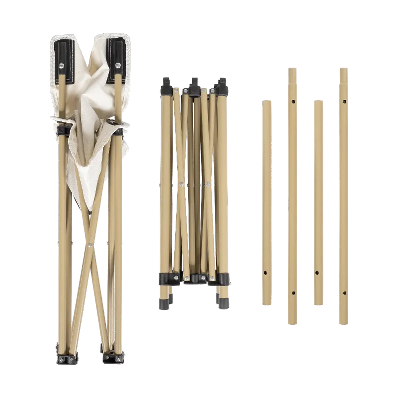 Set Camping Masa+4 Scaune Metalice Pliabil Rebel Active
