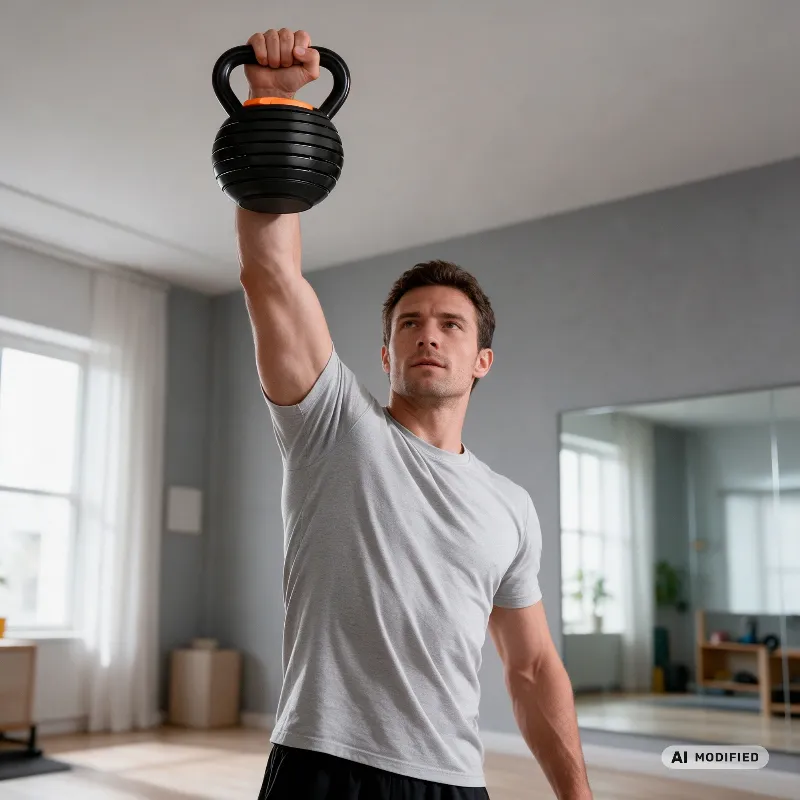 Kettle Bell Ajustabil 6 Talere 3.5-18KG Rebel Active