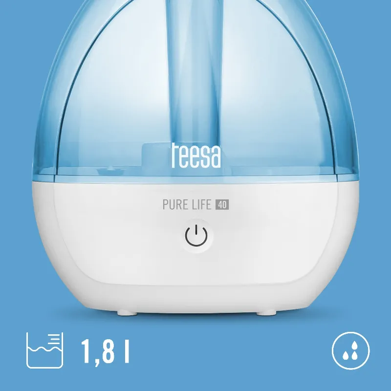 Umidificator de aer ultrasonic Teesa PURE LIFE 40, 1,8 l