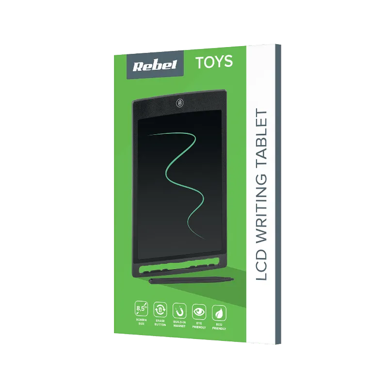 Tableta de scris LCD 8,5 inch cu stylus Rebel