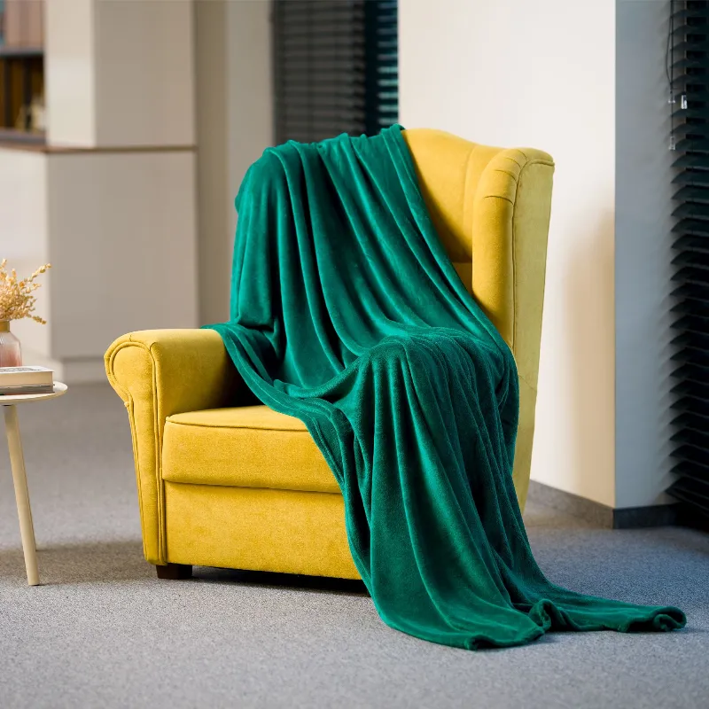 Patura Fleece Polar 200X220CM Verde Teesa