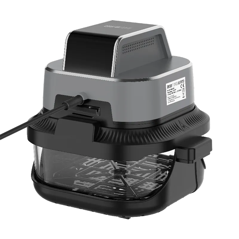 Friteuza Glass Airfryer 4L+1.5L 1500W Teesa