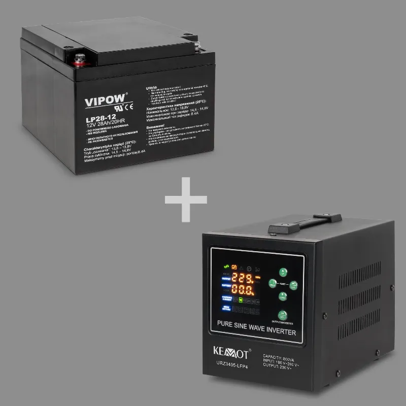 Ups Centrale Termice Sinus Pur 800VA/500W 12V Kemot