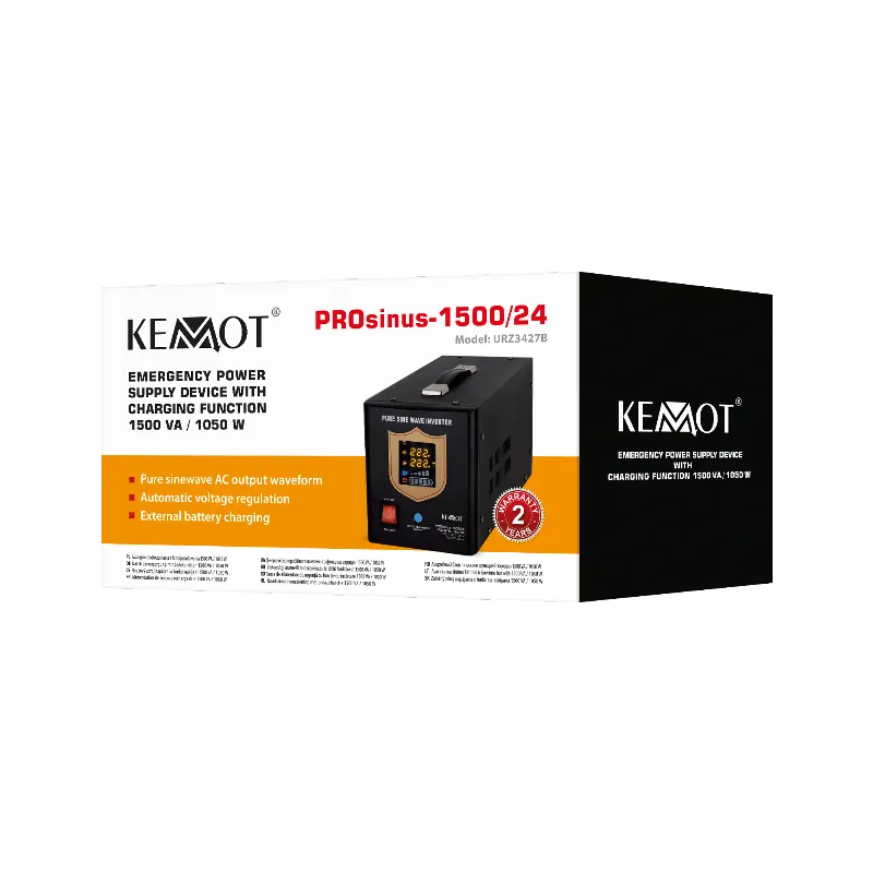 UPS pentru centrale termice PROsinus-1500/24, 1500 VA / 1050 W, 24 V