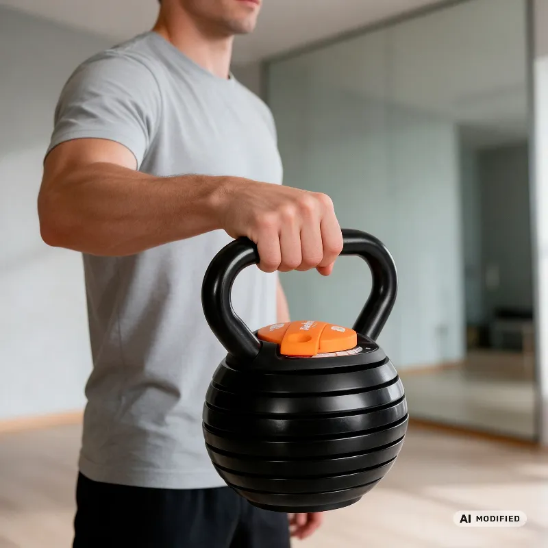 Kettle Bell Ajustabil 6 Talere 3.5-18KG Rebel Active