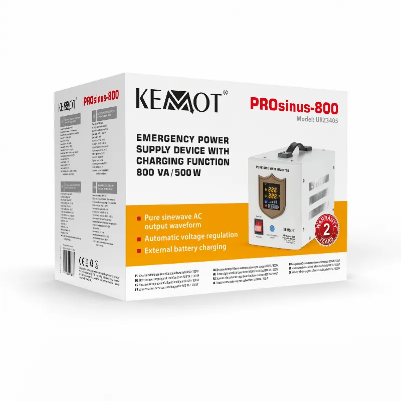Ups Centrale Termice Sinus Pur 800VA/500W 12V Kemot
