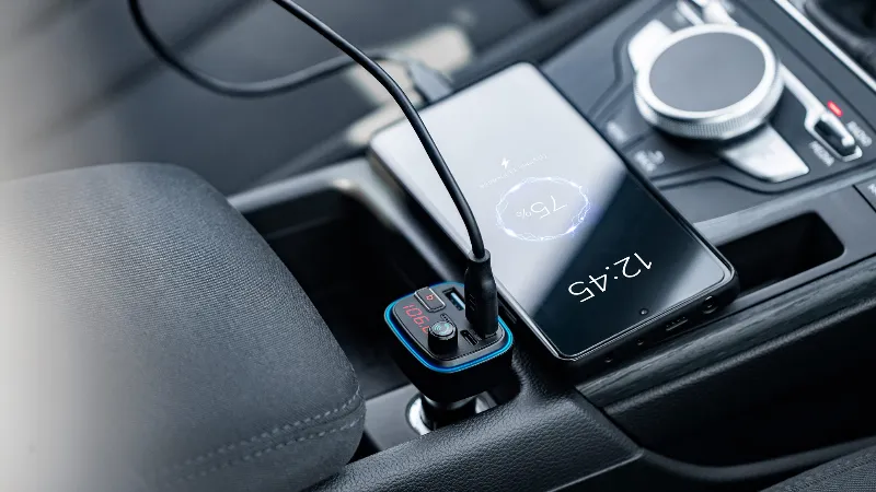 Modulator FM Audio Bluetooth USB