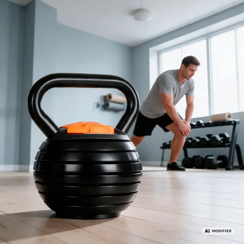 Kettle Bell Ajustabil 6 Talere 3.5-18KG Rebel Active