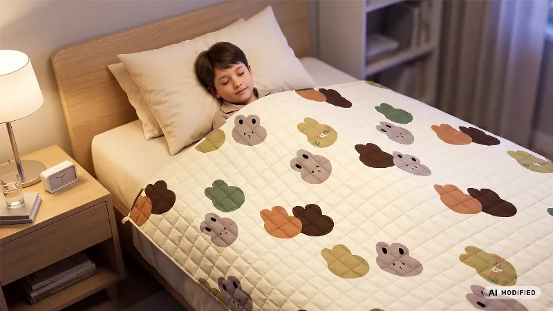 Patura ponderata senzoriala pentru copii Rebel Baby 100x150 cm 3 kg