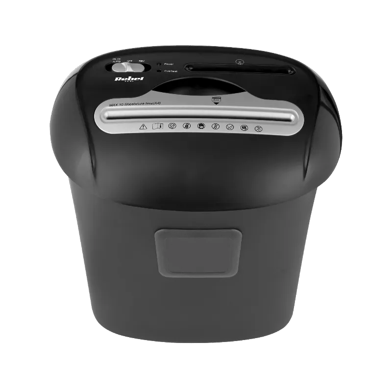 Distrugator de documente Rebel, microscinki, cos 21 l