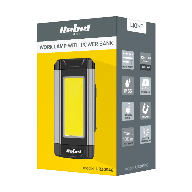 Lampa de atelier LED Rebel 15 W