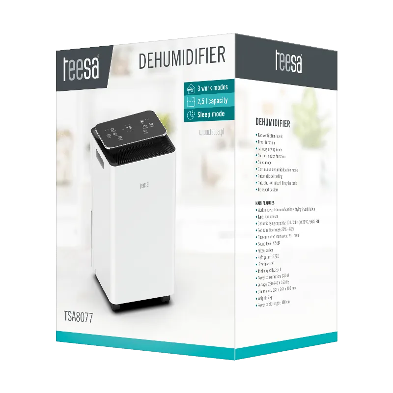 Dezumidificator / Purificator Aer Ventilator Teesa