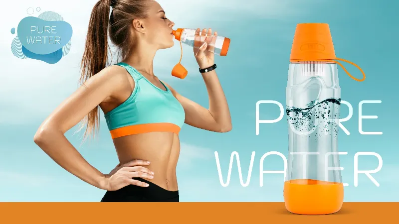 Sticla Filtru Carbon Activ Teesa Pure Water