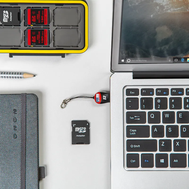 Cititor carduri microSD Rebel R53 mini, USB 2.0