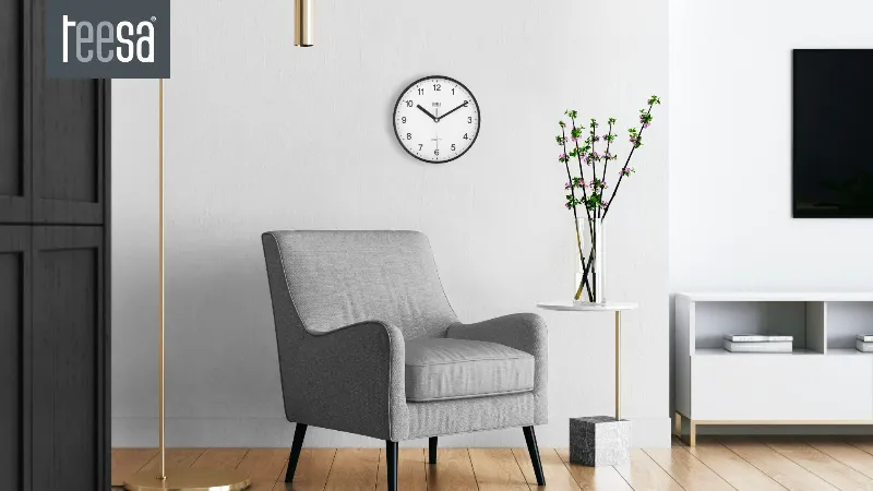 Ceas de perete Teesa 20 cm negru