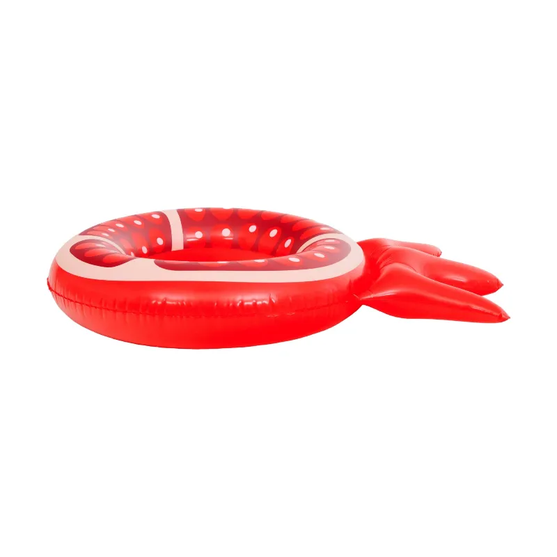 Colac gonflabil pentru piscina SunClub in forma de rodie, rosu, 72 cm