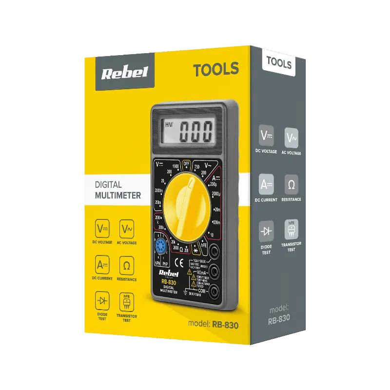 Multimetru universal digital RB-830 Rebel