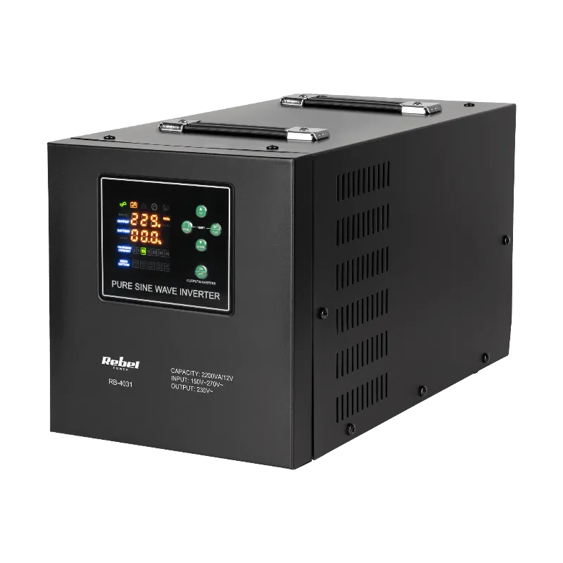 UPS Centrale Sinus Pur 2200VA 1600W 12V Rebel