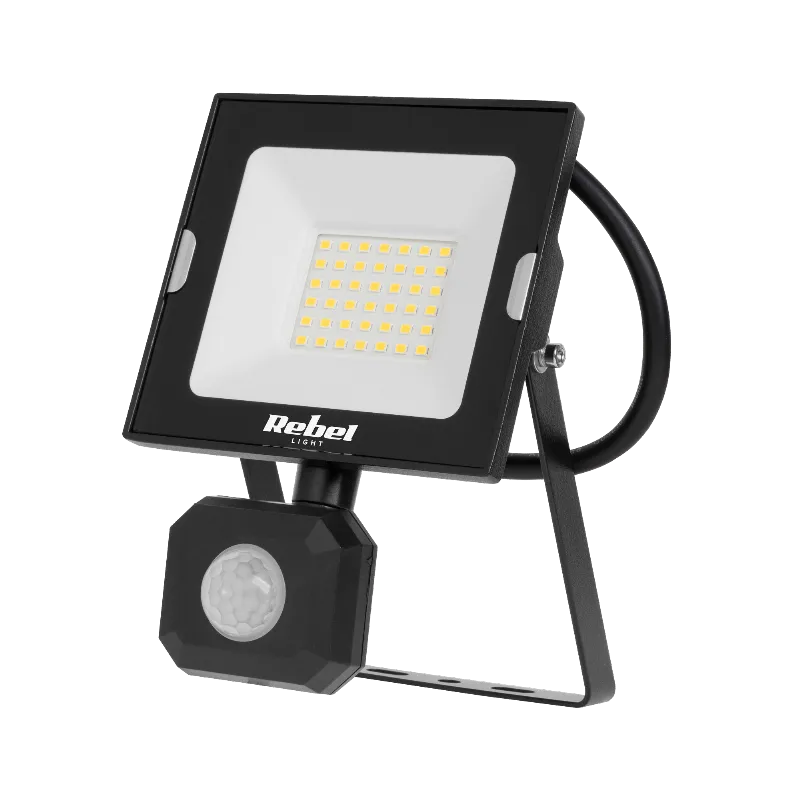 Reflector LED 30W 4000K cu Senzor 230V Rebel
