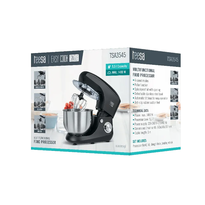 Robot Bucatarie Easy Cook Black Teesa