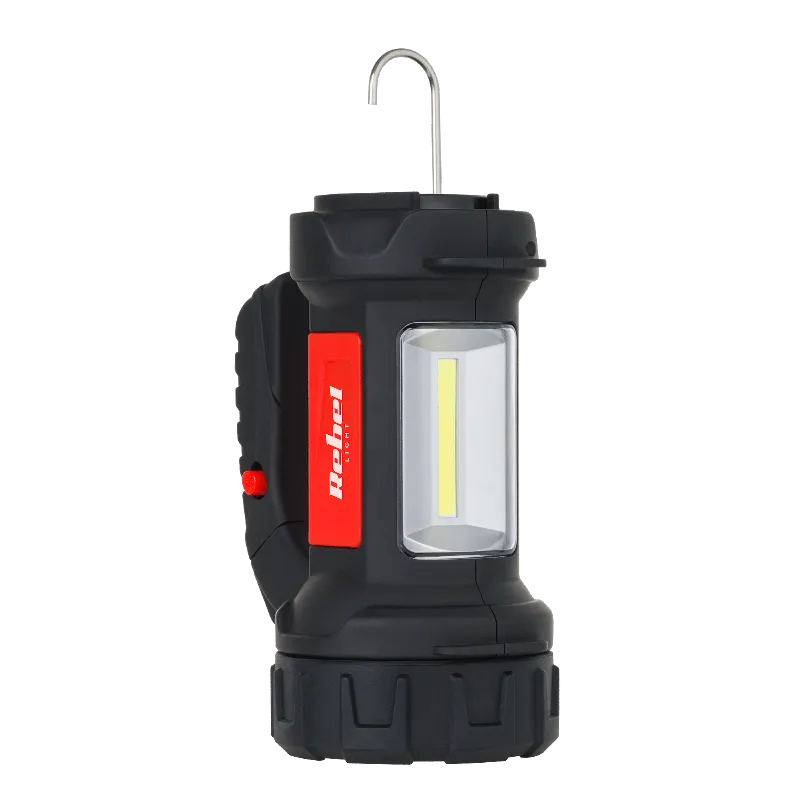 Lanterna LED cu incarcare 3W + 3W Rebel