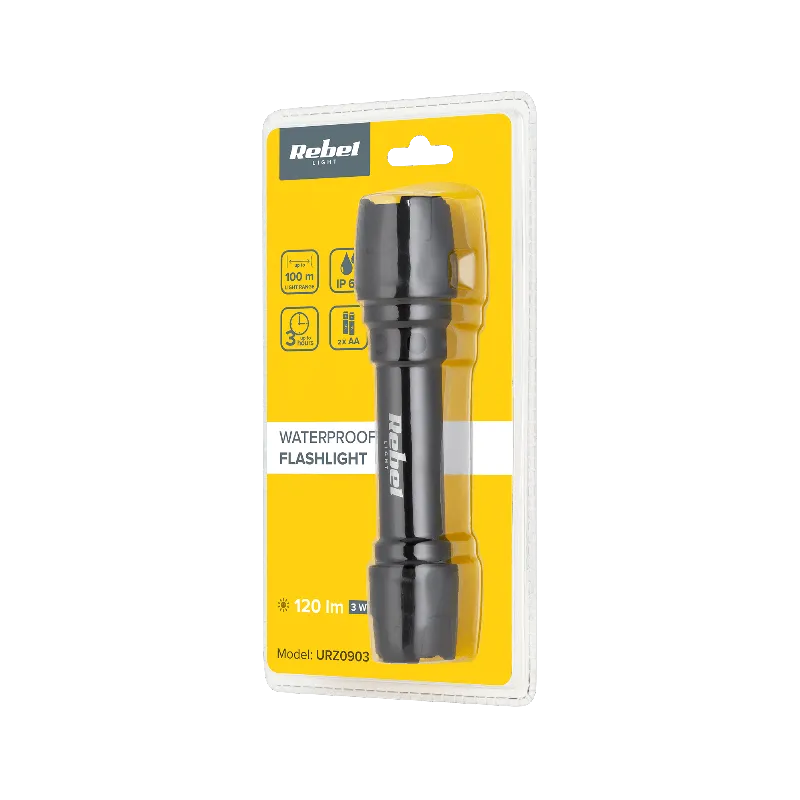 Lanterna 3W Aluminiu IP65 Rebel