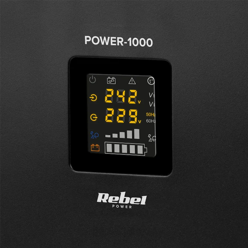 Ups Centrale Sinus Pur 1000VA 700W 12V Rebel