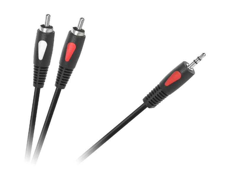 Cablu jack 3,5 mm - 2 x RCA 3 m Cabletech Eco-Line