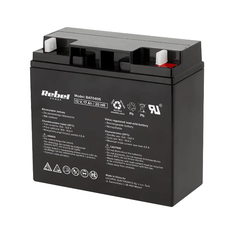 Acumulator Stationar Sla 12V 17AH Rebel