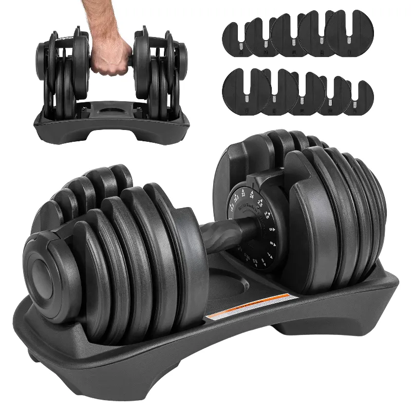 Gantera din Fonta Reglabila Automata 24 KG Rebel Active