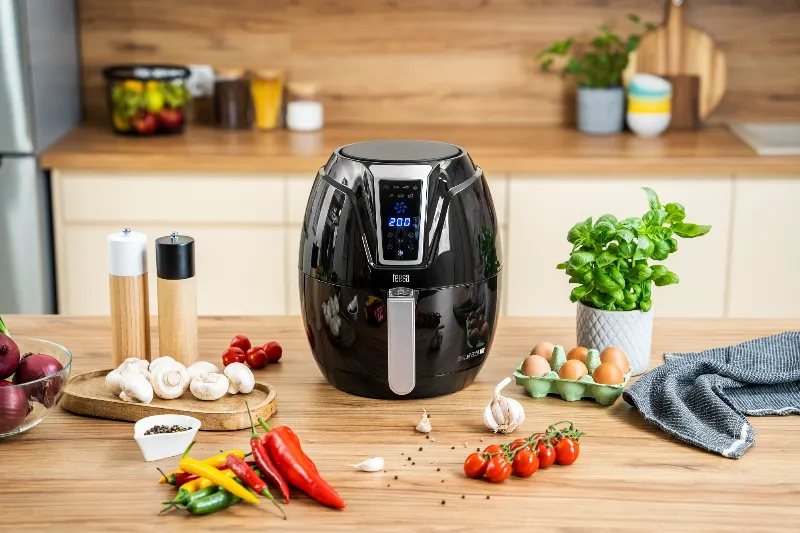 Friteuza fara ulei Teesa Digital Air Fryer 3,2 l alb