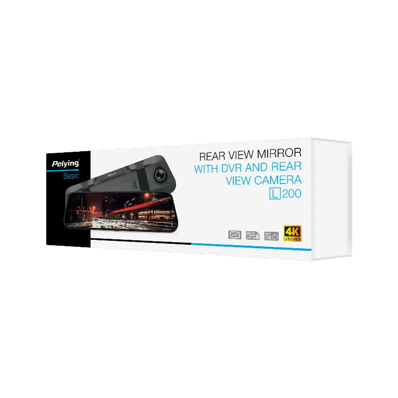 DVR Auto si Camera Oglinda L200 4K Peiying Basic