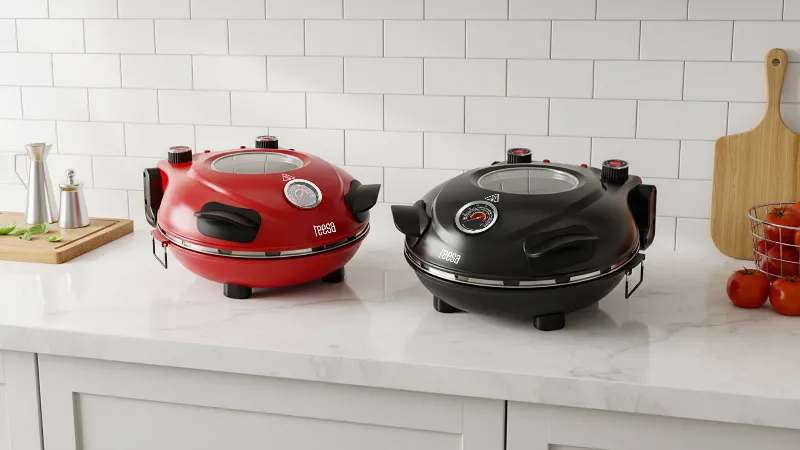 Cuptor electric pentru pizza Teesa Supreme+ TSA3231, 1300 W, piatra de 31 cm