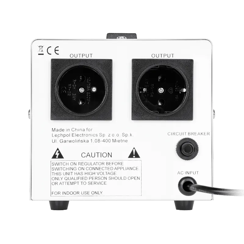 Stabilizator automat de tensiune cu servomotor KEMOT MSER-1000, 1000 VA