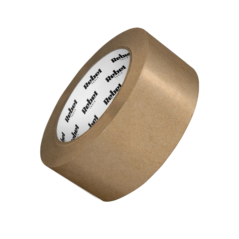Banda adeziva de ambalare kraft 120 mic x 48 mm x 50 m Rebel