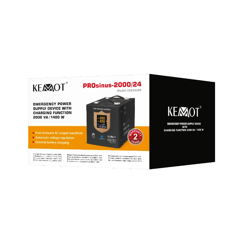 Ups Centrale Sinus Pur 2000VA/1400W 24V Kemot