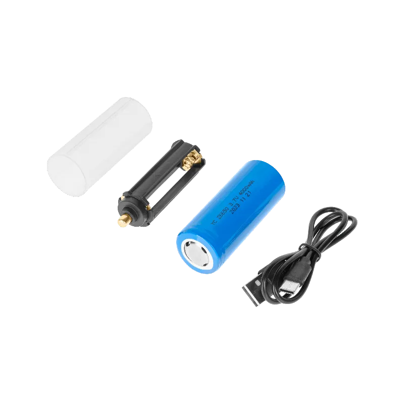 Lanterna LED Rebel 10 W zoom 1000 lm IP65 USB-C