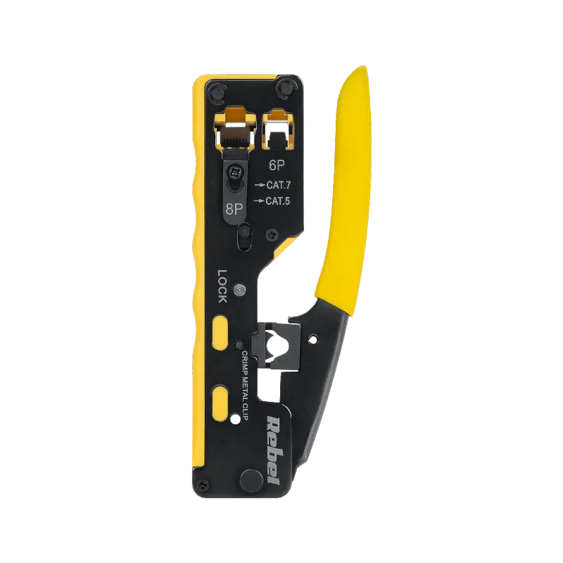 Cleste Sertizare RJ45 RJ12 Pass-Through Rebel