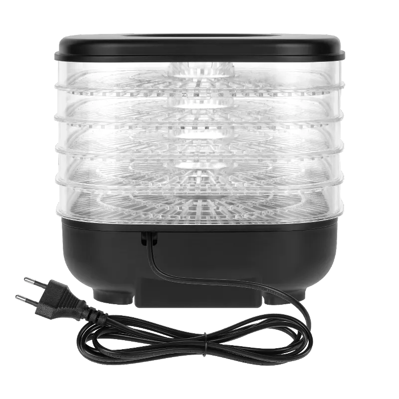 Deshidrator alimente Teesa TSA3033 cu 5 tavi, 300 W, afisaj LCD