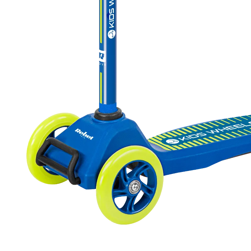 Trotineta pentru copii Rebel Kids Wheels, 3 roti