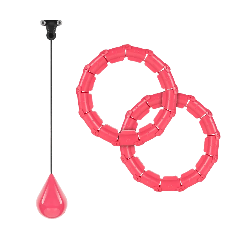 Cerc Fitness Smart Hula Hop 50 CM Roz Rebel Active