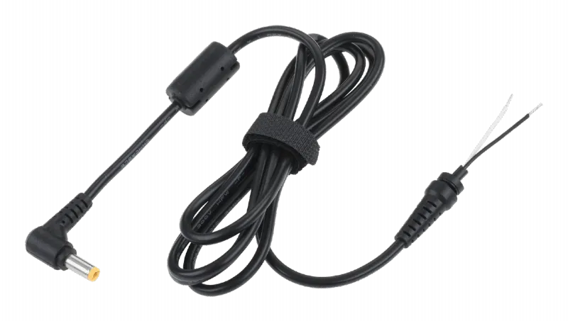 Fisa unghiulara 5,5/2,5 mm cu cablu pentru montaj
